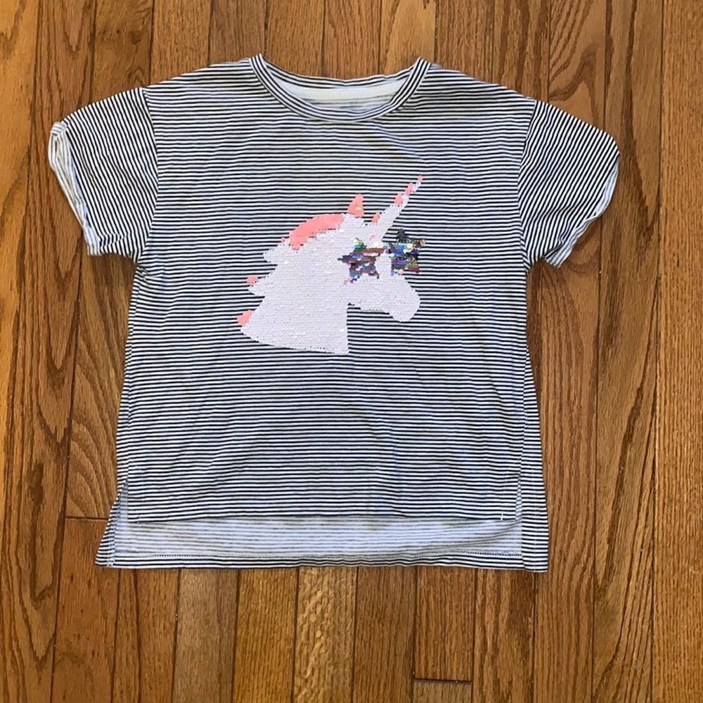Small Arizona girls sequin unicorn tee